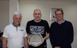 Ian Richardson winner of the Hazel Tait Award in 2016
