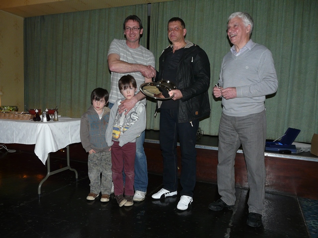 Peter Smith winner of the Hazel Tait Award in 2013