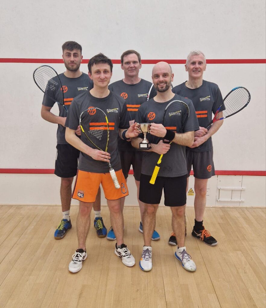 Kendal Squash Club B - winners of Division B 23/24